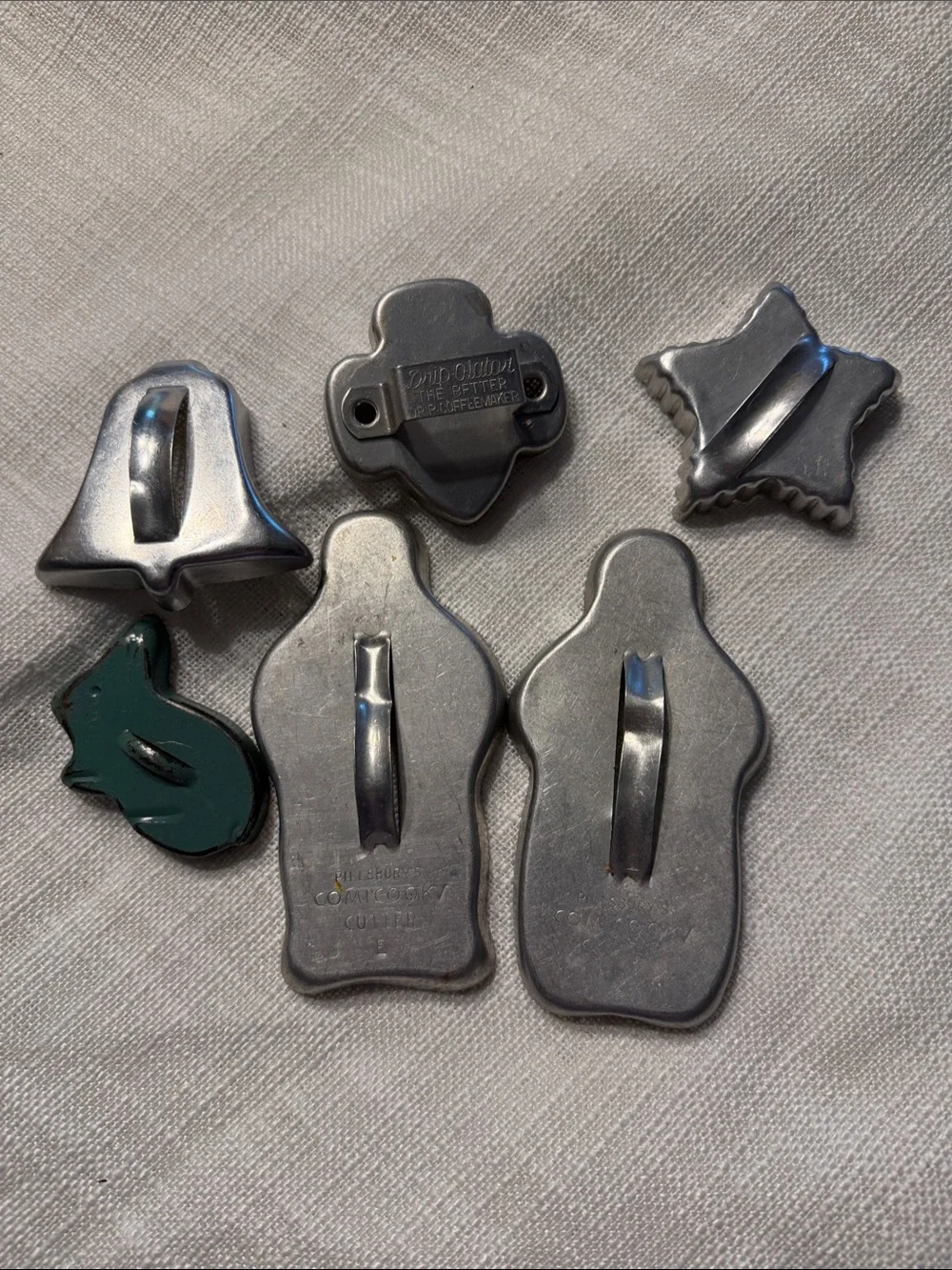 Vintage Metal Cookie Cutters Set